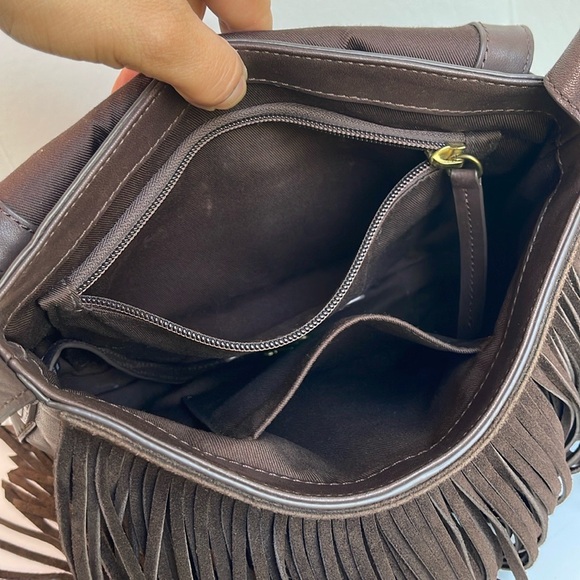 Frye Ray Fringe Saddle Bag - Picture 14 of 17